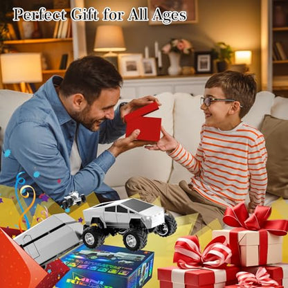 MINI RC Car,APP Controlled 1:64 Scale Alloy Off Road MINI RC Truck | Remote Control Car Speed/Steering Adjustable | 2.4Ghz Monster Truck Toys | Birthdays Gift for Boys Girls & Adults