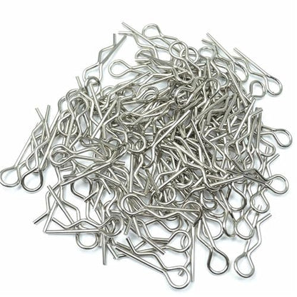 RC Crawlers Components For HSP For HPI 1/8 1/10 1/16 Replacement RC Body Shell Clip Pins Model Remote Control Car Spare Parts RC Model Car Toy Accessories 100PCS(1/8) - size: 1/8