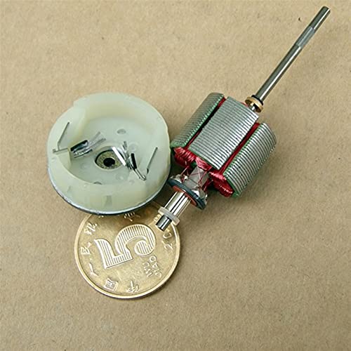 GTPBAO Power Science DIY Hobby Toy Model Motor, DC 6V 12V 10000RPM, Mini 370 Motor with Precious Metal Brush, 23mm Long Shaft 6-Pole Rotor, High Speed Large Torque Engine Projects