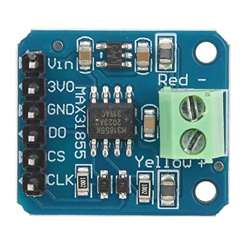 K Type Thermocouple Module Temperature Sensor ‑200℃ to +1350℃ SPI Port Digital Output 3-5V DC