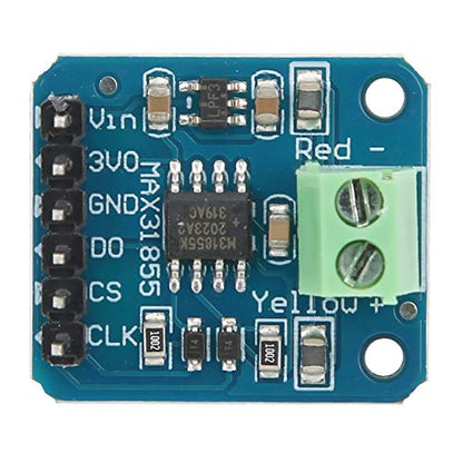 K Type Thermocouple Module Temperature Sensor ‑200℃ to +1350℃ SPI Port Digital Output 3-5V DC