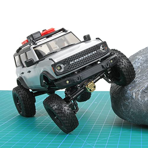 RCAWD F/R Portal Axle Housing Brass Worm Gears Axial 1/24 Black | Adds low-end weight for extreme crawling stability. Bulletproof housing protects internal components from sharp rocks. - color: Black