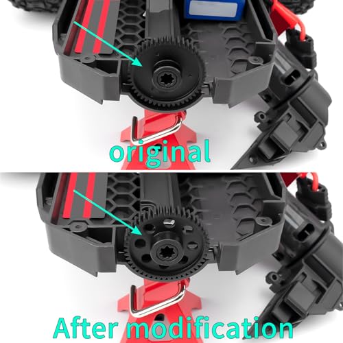 Steel Spur Gear 47T for Tra-xxas 1/16 Mini Maxx/Slash | 0.8 Module RC Gears Short Course Truck Upgrades