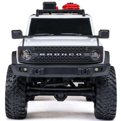 Axial 1/24 SCX24 F Bronco 4X4 RTR Brushed Rock Crawler (Battery & Charger Included) - Remote Control Car, RC Cars, RC Rock Crawler 4WD RTR 1/24 Scale for Adult (White (AXI00006V2T4)) - color: White (Axi00006v2t4)
