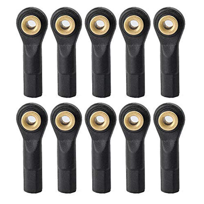 M2 M3 CW 26mm 27mm 30mm Tie Rod End Ball Joint Link, M3 30mm | 10Pcs, Plastic, Ball Head Holder, For 1/10 Axial SCX10 90046 90047 TRX4 D90, RC Crawler Car, Upgrade Parts - color: M3 30mm