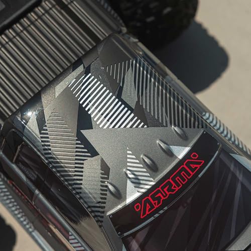 ARRMA Granite 4x4 V3 BLX 1/10 RC Monster Truck, Gun Metal | Brushless, RTR, Spektrum DSC, ARA4302V4T3, Battery and Charger Not Included - color: Gun Metal