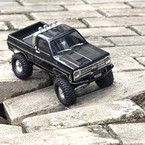 Front & Rear Bumper Aluminum Winch for Traxxas 1/18 TRX4M High Trail K10 Upgrade Parts RC Crawler Car