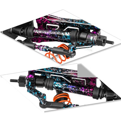 RC Rear Drive Shaft CVD & Front Axles Upgrades Part for 1/10 Slash 2WD/Slash VXL 2WD,Stainless Steel #45 Driveshaft with Hex,Colorful - color: Colorful - Parts