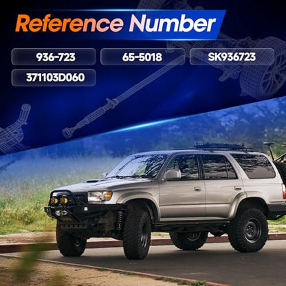 58.66'' Rear Drive Shaft Prop Shaft Driveshaft Assembly [Automatic Transmission RWD Only] Fit for Toyota 4Runner 1996 1997 1998 1999 2000 L4 2.7L, OE 936-723, 371103D060 - size: Fit 1996-2000 4Runner L4 2.7L RWD, Auto Trans