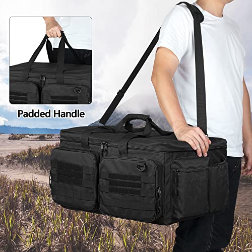 GOBUROS RC Storage Bag for 1/8 and 1/10 Car, RC Carrying Bag(Patent Design) | RC Car Carrying Case with Bottom Solid Clapboard for Support and Multi-Pockets for RC Tools
