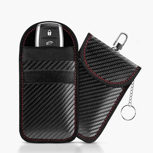 Automotive Faraday Bag for Car Keys, Car Key Cover and Key Fob Protector, Faraday Pouch Blocking RFID Signal, Faraday Bags for Keys Anti-Theft Case (Small Outside(3.15 x 4.5 inches)) - size: Small Outside(3.15 x 4.5 inches)