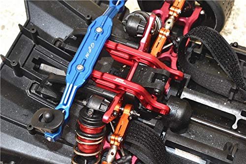 GPM for Arrma 1/7 INFRACTION 6S BLX Upgrade Parts Aluminum Rear Body Post Fixed Mount - 2Pc Set Black