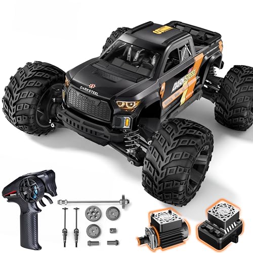 UDIRC 1610S Brushless Fast RC Car, 56+ MPH and Standing Backflip in Stock Setup, 1:16 High Speed RC Truck, 4WD RTR Off-Road Monster RC Truck for Adults - color: Black