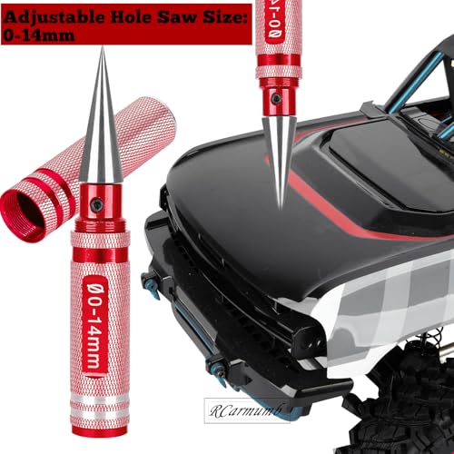 RC Tool Kit 1.5/2.0/2.5/3.0mm Hex,4.0/5.5/7.0/8.0mm Nut Driver,17mm Wheel Hex,Shock Plier,Bearing Tool,Screwdriver Set for 1/10 Trx4 Slash 4X4 BL-2S SCX10 III,SENTON L0S1 1/8,1/6 Trx6,Red - color: Red(1set)