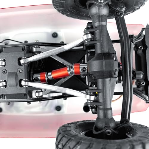 RCLIONS Stainless Steel RC Drive Shaft 32+64mm Driveshaft Upgrade for 1/24th AXIAL SCX24 AXI90081 Deadbolt AXI00004 4WD Rock Crawler Car Parts - color: Silver