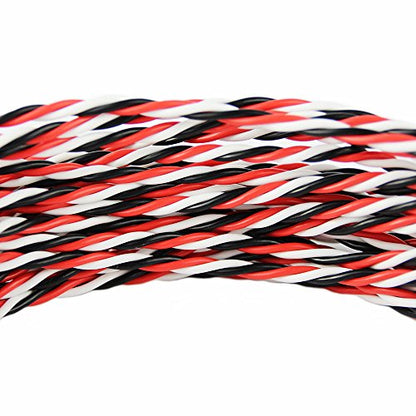 32 feet 26AWG 26# Twist Servo Extension Cable Futaba Twisted Wire Lead for RC Airplane Accessories