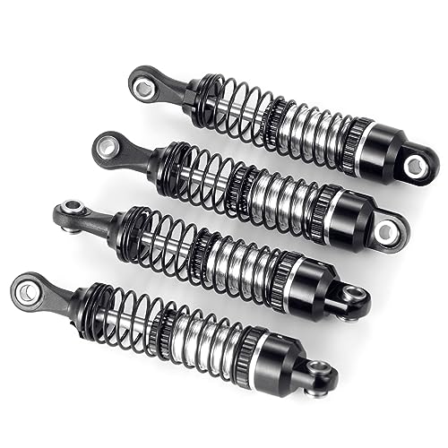 52mm Shock Absorber Damper Upgrade Parts, Black | For 1/18 TRX4M, RC Crawler Car - color: Black