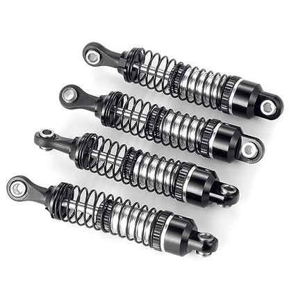 52mm Shock Absorber Damper Upgrade Parts, Black | For 1/18 TRX4M, RC Crawler Car - color: Black