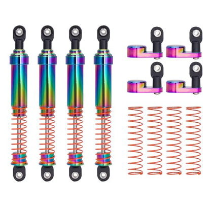1/10 RC Shock Oil Dampers kit with Offset Cap for 1/10 SCX10 TRX4 Capra Axial Tamiya LCG Cheater Rigs VS4-10 D90 90046 RC Crawler Car (105mm) - size: 105mm