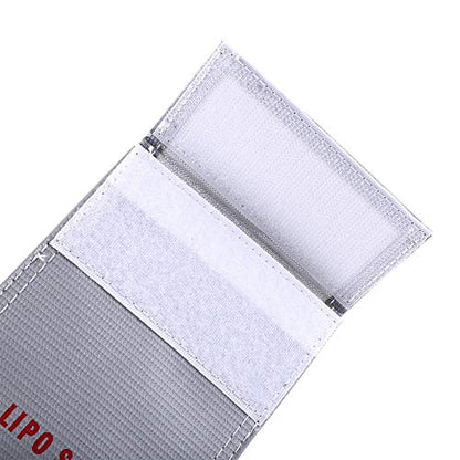 RC Lipo Guard Battery Safety Bag Explosion-Proof Charging Bag Protector 100x200mm for Safe Storage and Handling of Lithium Polymer Batteries