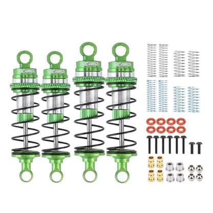 RCAWD Alloy Front Rear Shock for Losi 1/16 Mini-B 1/18 Mini-T Shocks Series Upgrades Part Green - color: Green