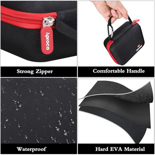 Aproca Case Compatible with NOCO GENIUS1 / GENIUS2 / GENIUS2D Fully-Automatic Smart Charger, Portable Storage Bag for Accessories (Case Only)