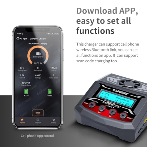 Triplot Lipo Balance Charger/Discharger with AC MAX 100W,12A, DC MAX 300W,12A, Discharge Max.5W, FB-DIS Model max 300W,Multi-Battery Support,1-6 Cells LiPo,1-15cells NiMh,NICD,PB 2-20V,
