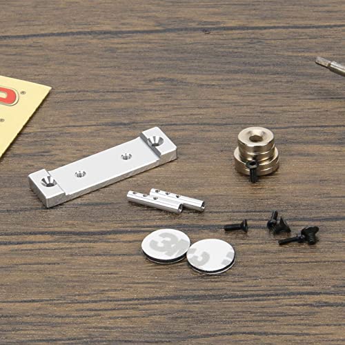 RCAWD for 1/24 Axial SCX24 Upgrades Magnets Body Post, Body Mount Aluminum Parts for AXI90081 AXI00001 AXI00002 AXI00005 AXI00006 Silver - color: Silver
