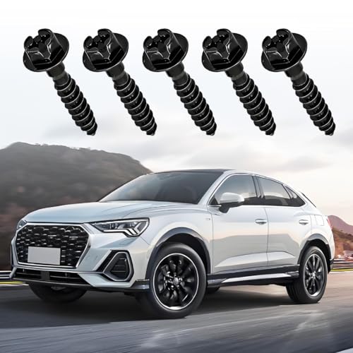Zpana 5PCS Car Air Box Screws, Carbon Steel Vehicle Air Filter Housing Fastener Bolt, Automotive Filter Cleaner Cover Retainer Screws Replacement, Compatible with Pacifica Patriot Journey