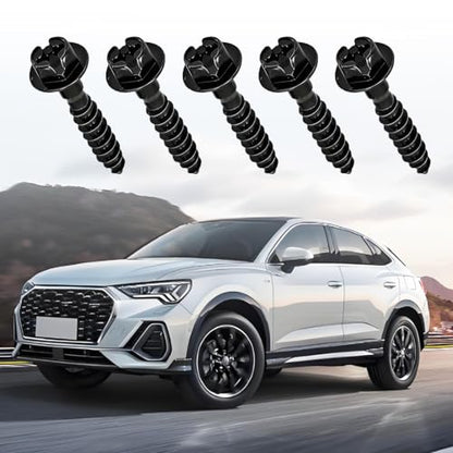 Zpana 5PCS Car Air Box Screws, Carbon Steel Vehicle Air Filter Housing Fastener Bolt, Automotive Filter Cleaner Cover Retainer Screws Replacement, Compatible with Pacifica Patriot Journey