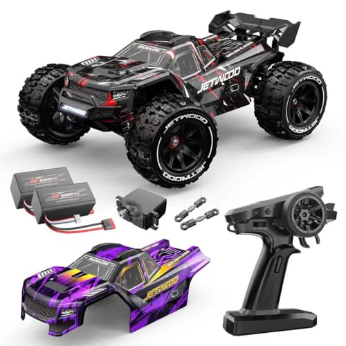 1/14 50mph Electric Brushless RC Car for Adults, JC14EP V3 All Terrain Super Fast Remote Control Car, Offroad RTR Hobby RC Trucks, Waterproof 3S High Speed, Metal Gear Servo (Upgraded Version)