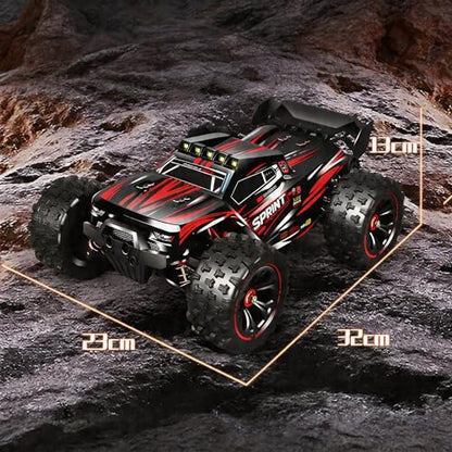 1/14 Brushless RC Truck with 35MPH+,2X 3S LiPo 4WD Hobby RC Car for Beginner