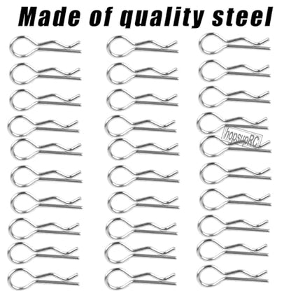 RC Upgrades Part for 1/10 1/12 1/14 1/16 RC Car,RC Metal Body Clip Retainer Shell Fixed Buckle Lock Hop Up,(30PCS) Navy Blue - color: Navy Blue/30pcs