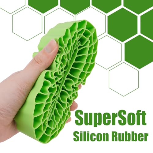 INJORA Silicone Rubber Inserts for 132-134mm (5.25" OD) 2.2" Tires, GN - color: Green