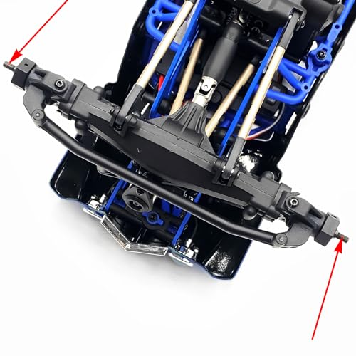 Steel Front Rear Steering CVD Drive Shafts Driveshafts Cups | Upgrades, For Losi 1/18 Mini LMT 4WD 4X4 Brushed Monster, RC Truck