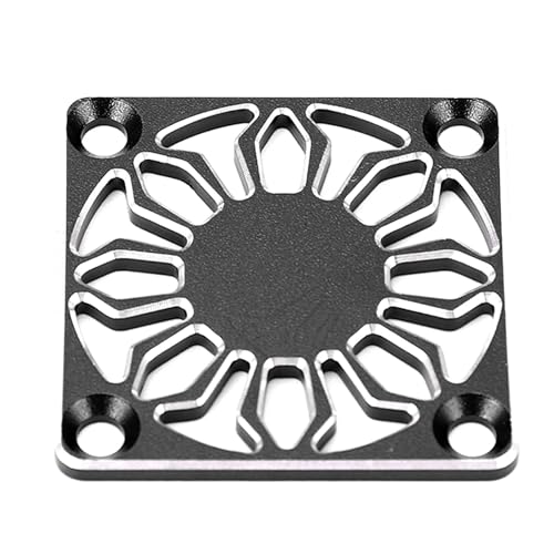VGEBY Cooling Fan Cover, Universal Aluminum Alloy Protective Heatsink Cover 30x30mm Black for RC Cars, Drones, ESC Motors, Electronics Cooling Projects