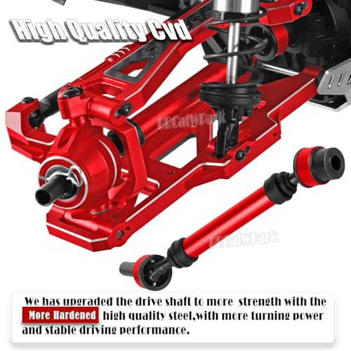 RC Upgrades Part for 1/10 WideMaxx,Model# 89086-4,Suspension Arms,Caster Block,Steering Blocks,Rear Stub Axle Carriers,Drive Shaft Axles,Camber Links,Tie Rod & Servo Horn,Red - color: Red - (Rc Upgrades)