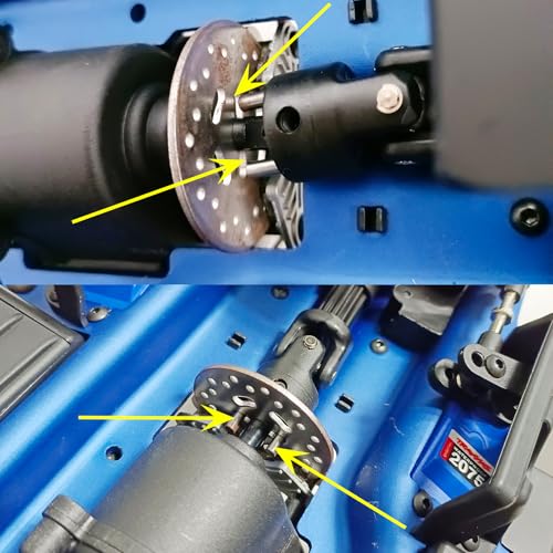 LSG 36T M1 Steel Spur Gear for Tra-xxas 1/8 RC Monster Truck Revo 2.5/3.3 Hardened 36 Tooth 1.0 Mod Main Gears RC Car Upgrade Part - size: 36T