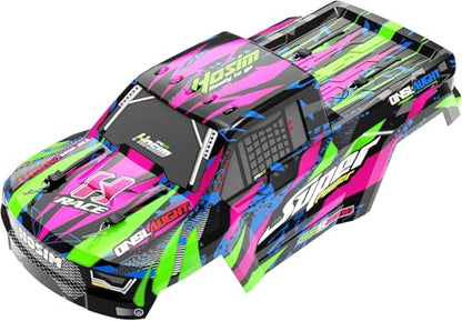 Hosim X08 RC Car Body Shell X07 X08 X07W RC Truck Replacement Parts X8-CK04 X08 RC Car Accessories（Pink）