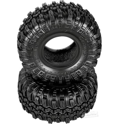 RC 1.0 Beadlock Tires for 1/18 TRX4M / Ascent-18 / SCX24 / FCX24 RC Crawler,1.0 In High Traction High Grip Rubber Tires w/Foam Insert,Style 4 - style: Style4(4pcs)