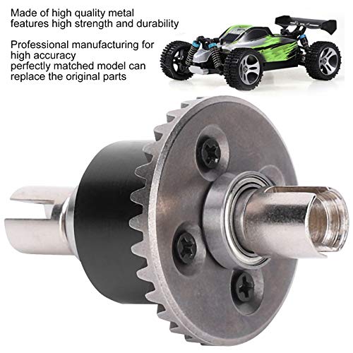Metal RC Differential, Differential Box Bearing Kit, Metal Front and Rear Differential Gear Replacement for Remote Control Body Parts