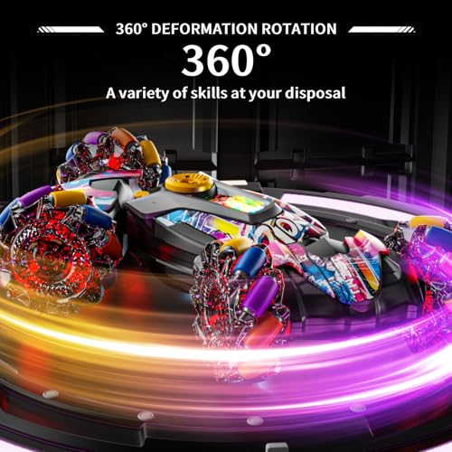 Gesture Sensing RC Stunt Car,Remote Control Car Toys for Ages 5-7-13,with Lights Music Spray,4WD 360° Spins All Terrains Kids Toys RC Cars,3-6 Year Old Boy Birthday Gift & 3-12 Best Gift for Kids - style: fantasy