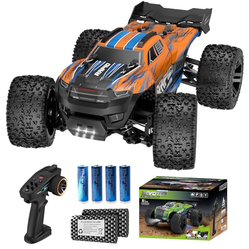 Nikuku Remote Control Car, High Speed All Terrain Off Road Fast RC Cars with 2.4 GHz,1:20 Scale Max 38 KPH 4WD Electric RC Truck Toys, Christmas Birthday Gifts for Adults & Teen Boys - color: Orange