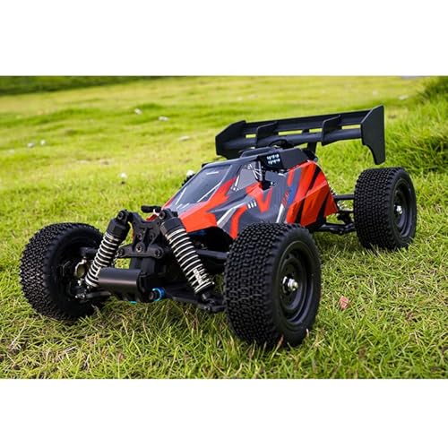 TOUCAN RC HOBBY 1/16 16202Pro RWD Radio Controlled Off Road Vehicle RC Electric Racing Car Rear Wing Metal Gears 2847 Brushless Motor RTR for Adult - color: Red