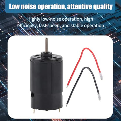 RC Motor, Low Noise Brushed 550 Motor 35T for Off Road Crawlers Hobbyists Enthusiasts