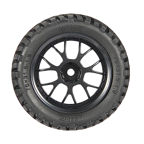 4PCS 76mm/2.99inch RC Rally Car Tyres 12mm Hex Hub Rubber Tires & Plastic Wheel Rims for 1/16 1/14 1/12 1/10 RC Touring Car On-Road Off Road Buggy(NOT Glued) - size: A