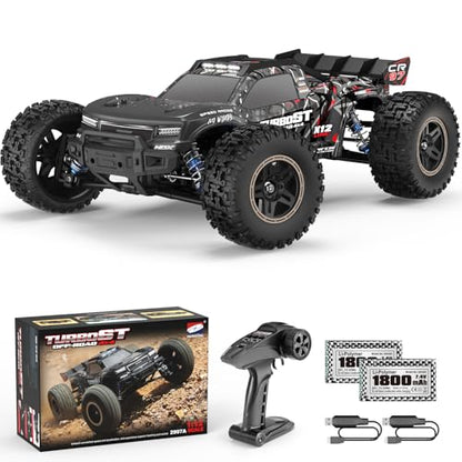 HAIBOXING 2997A 1/12 Brushless RC Cars, Fast RC Enthusiast Grade Max 45 Mph | 60A Waterproof ESC, Oil-Filled Shock, Center Differential, Fast 4WD Remote Control Car, 3S Batteries Applicable, Not Included - style: RC Stadium Truck