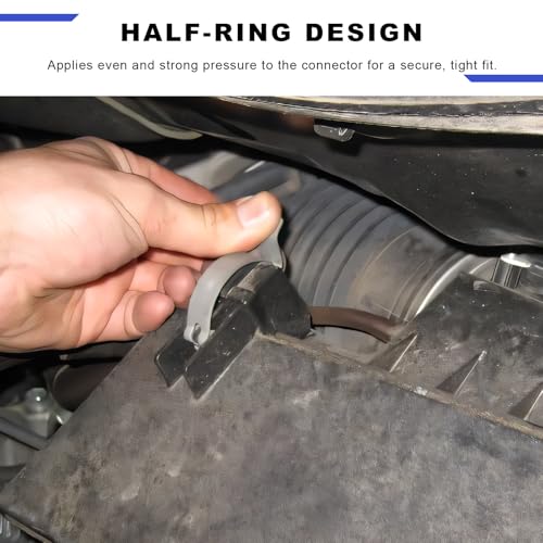 4 PCS Air Filter Clips, Car Intake Cleaner Housing Box Lid Retaining Clip for Fastening Connection, Heavy Duty Metal Air Cleaning Filter Cover Spring Clamps for Cars Trucks SUVs
