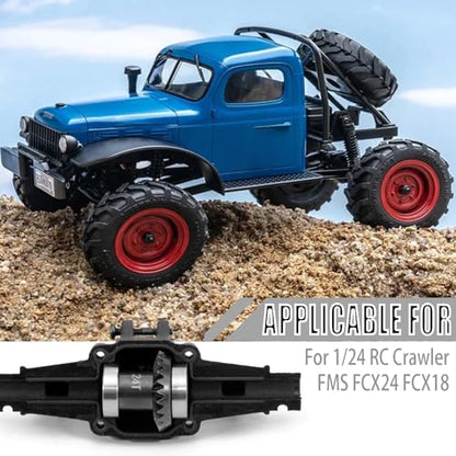 12/24T Front Rear Axles Gear Set for 1/24 Crawler FMS FCX24 FCX18 RC Upgrade Hardened Alloy Steel Stock Gear Speed