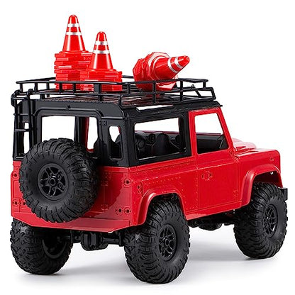 20Pcs Simulated Traffic Cones, Mini Decoration Toys Traffic Road Cones for RC Crawler 1:16 1:18 1:24 RC Car SCX24 FCX24 TRX4M